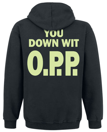 Sweat-shirt à capuche  de Naughty by Nature - Classic Logo OPP - S à M - pour Homme - noir - Naughty by Nature - View 2