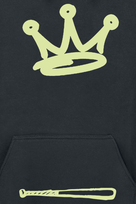 Sweat-shirt à capuche  de Naughty by Nature - Graffiti Logo - S à L - pour Homme - noir - Naughty by Nature - View 2