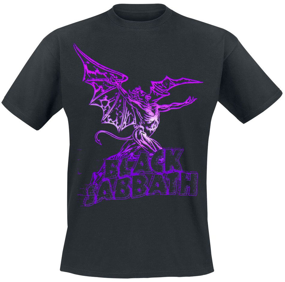 T-Shirt Manches courtes  de Black Sabbath - Gradiant Demon - S à 3XL - pour Homme - noir - Black Sabbath