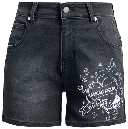 Short  de Harry Potter - Harry Potter - Potions - 27 à 29 - pour Femme - jean gris - Harry Potter