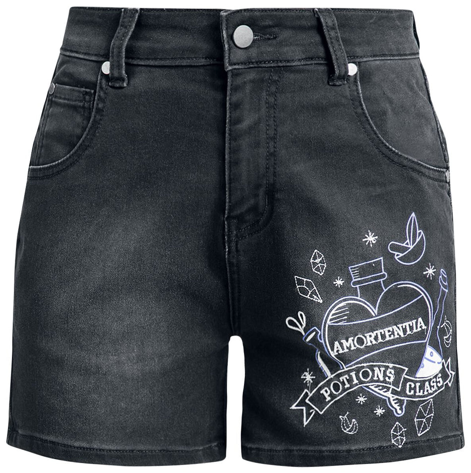 Short  de Harry Potter - Harry Potter - Potions - 27 à 29 - pour Femme - jean gris - Harry Potter
