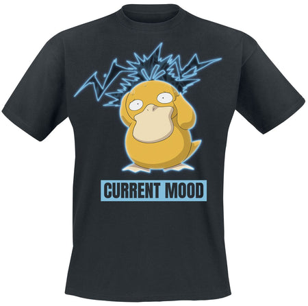 T-Shirt Manches courtes Gaming de Pokémon - Psykokwak - Confusion - S à XXL - pour Homme - noir - Pokémon