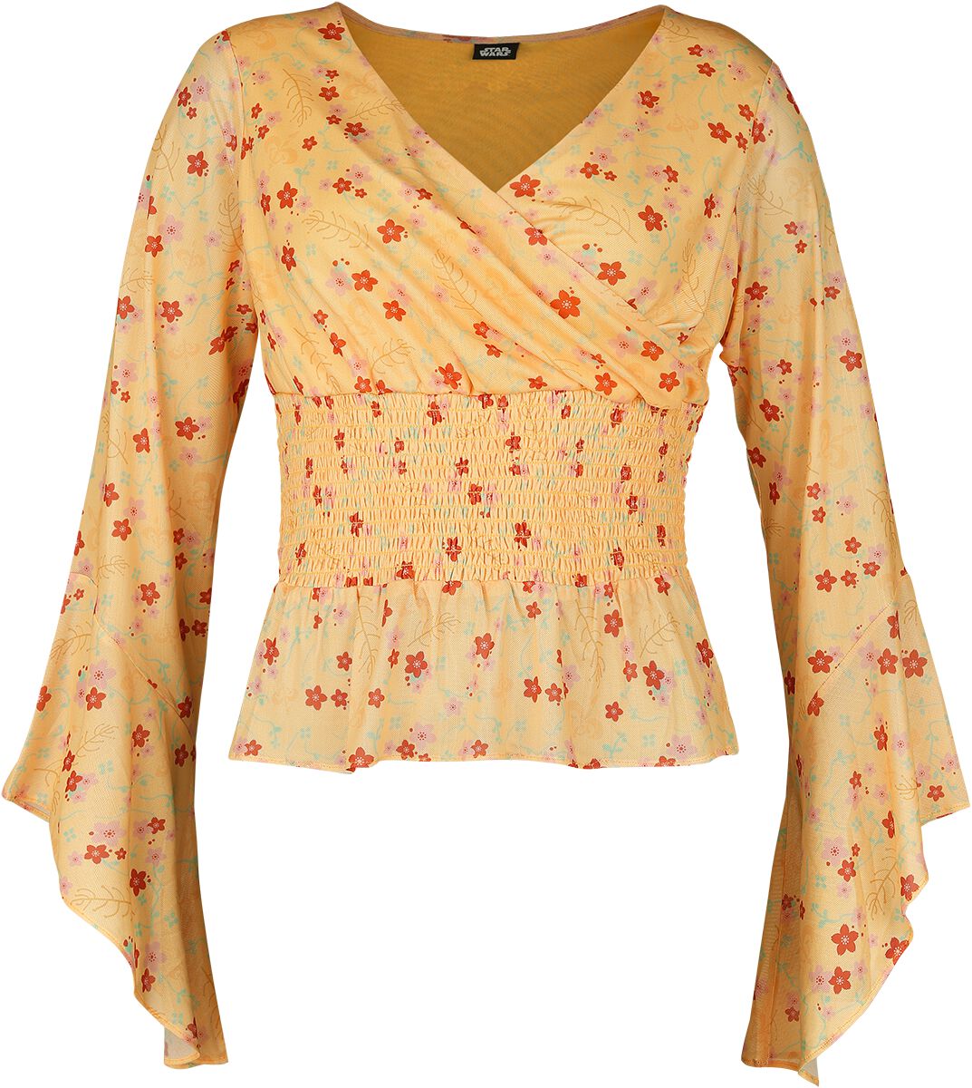 Chemise manches longues Disney de Star Wars - Padme Naboo - S - pour Femme - allover - Star Wars