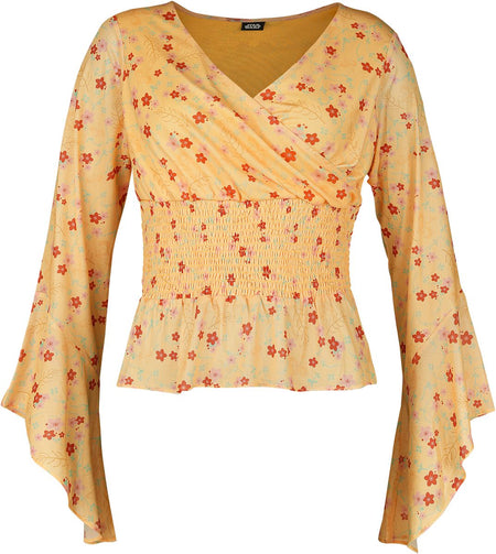 Chemise manches longues Disney de Star Wars - Padme Naboo - S - pour Femme - allover - Star Wars