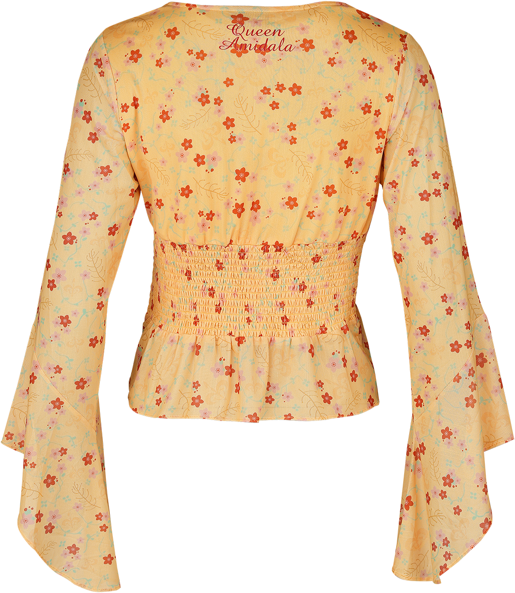 Chemise manches longues Disney de Star Wars - Padme Naboo - S - pour Femme - allover - Star Wars - View 2