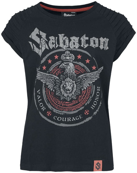 T-Shirt Manches courtes  de Sabaton - EMP Signature Collection - M à XL - pour Femme - noir - Sabaton