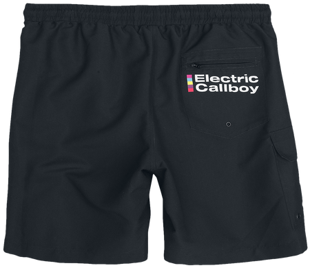 Short de bain  de Electric Callboy - EMP Signature Collection - S à XL - pour Homme - noir - Electric Callboy - View 2