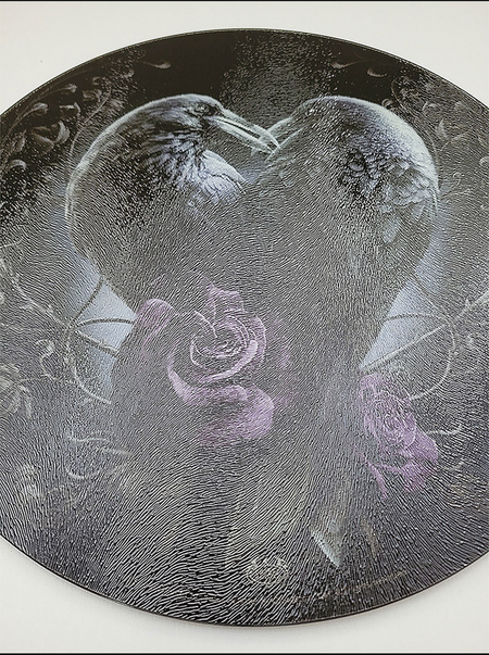 Planche à découper Gothic de Spiral - Raven Heart - pour Unisexe - multicolore - Spiral - View 2