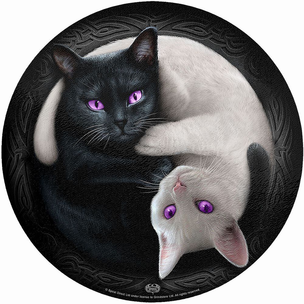 Planche à découper Gothic de Spiral - Chats Ying Yang - pour Unisexe - multicolore - Spiral