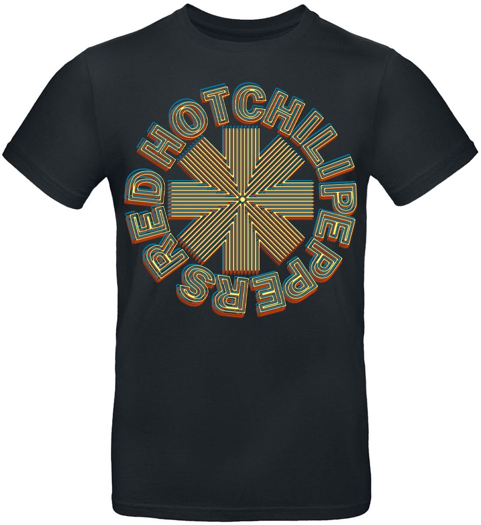 T-Shirt Manches courtes  de Red Hot Chili Peppers - Abstract Logo - S à 3XL - pour Homme - noir - Red Hot Chili Peppers