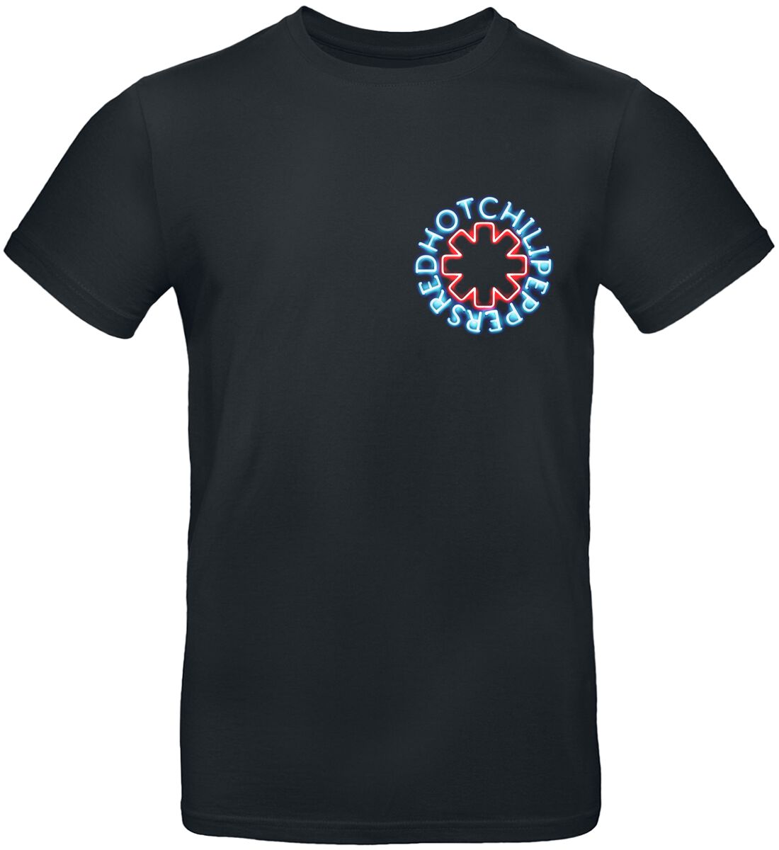 T-Shirt Manches courtes  de Red Hot Chili Peppers - Neon Logo - S à 3XL - pour Homme - noir - Red Hot Chili Peppers