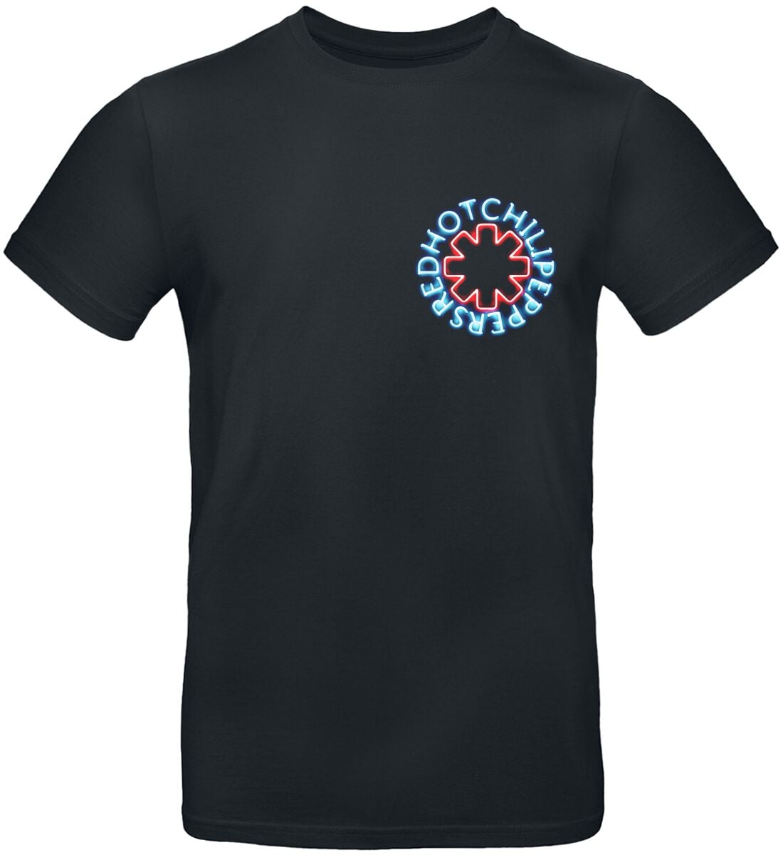 T-Shirt Manches courtes  de Red Hot Chili Peppers - Neon Logo - S à 3XL - pour Homme - noir - Red Hot Chili Peppers