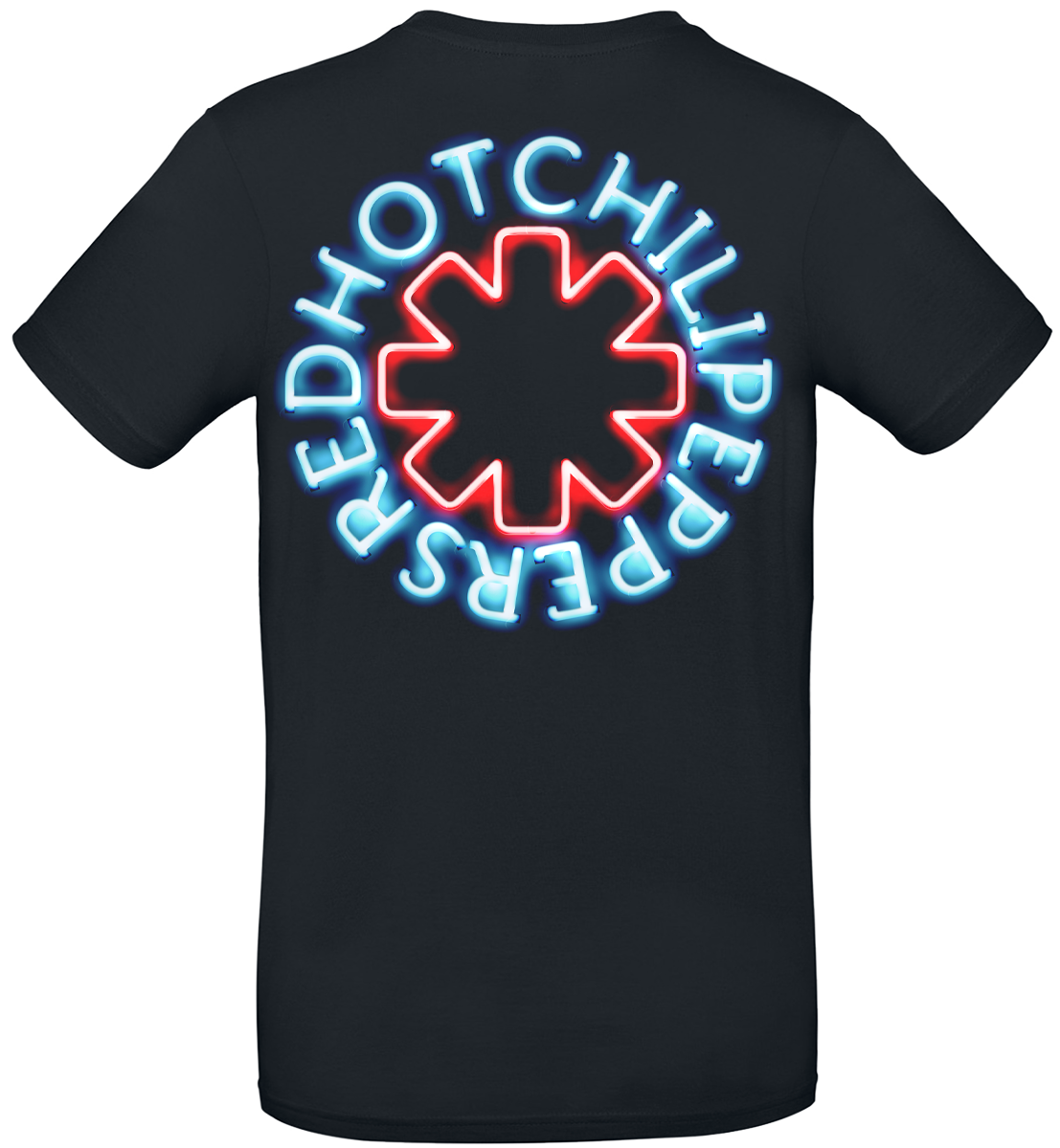 T-Shirt Manches courtes  de Red Hot Chili Peppers - Neon Logo - S à 3XL - pour Homme - noir - Red Hot Chili Peppers - View 2