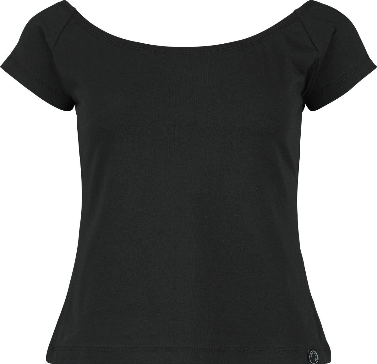 T-Shirt Manches courtes  de Black Premium by EMP - Cropped T-Shirt - S à XXL - pour Femme - noir - Black Premium by EMP