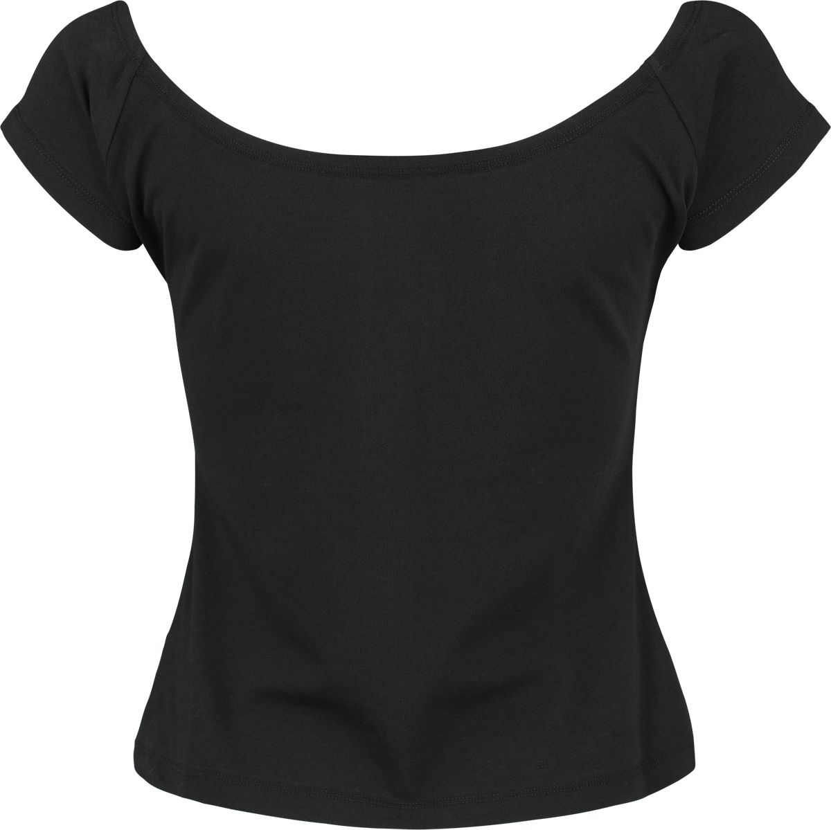 T-Shirt Manches courtes  de Black Premium by EMP - Cropped T-Shirt - S à XXL - pour Femme - noir - Black Premium by EMP - View 2