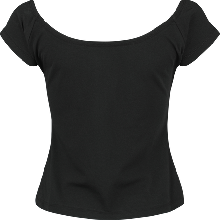 T-Shirt Manches courtes  de Black Premium by EMP - Cropped T-Shirt - S à XXL - pour Femme - noir - Black Premium by EMP - View 2