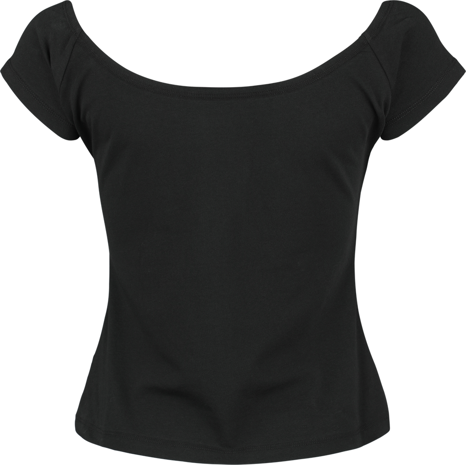 T-Shirt Manches courtes  de Black Premium by EMP - Cropped T-Shirt - S à XXL - pour Femme - noir - Black Premium by EMP - View 2