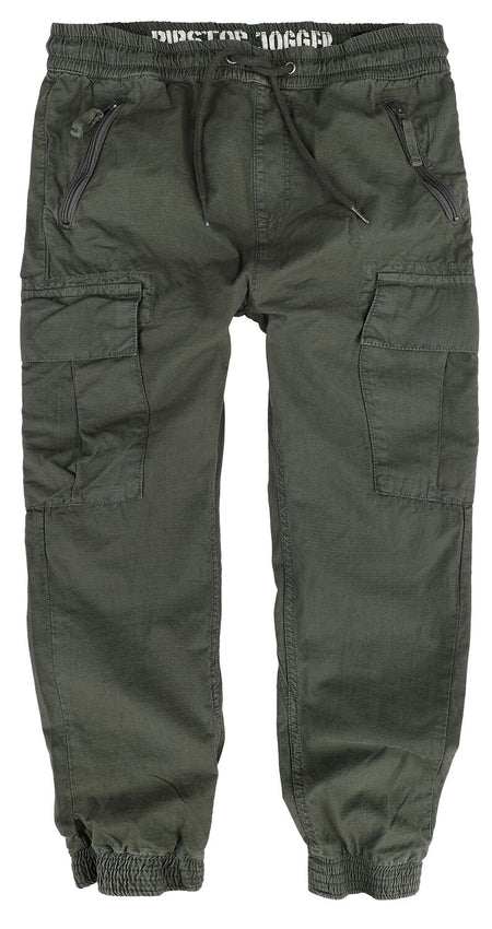 Bas de survêtement  de Alpha Industries - JOGGING RIPSTOP - S à M - pour Homme - noir - alpha industries