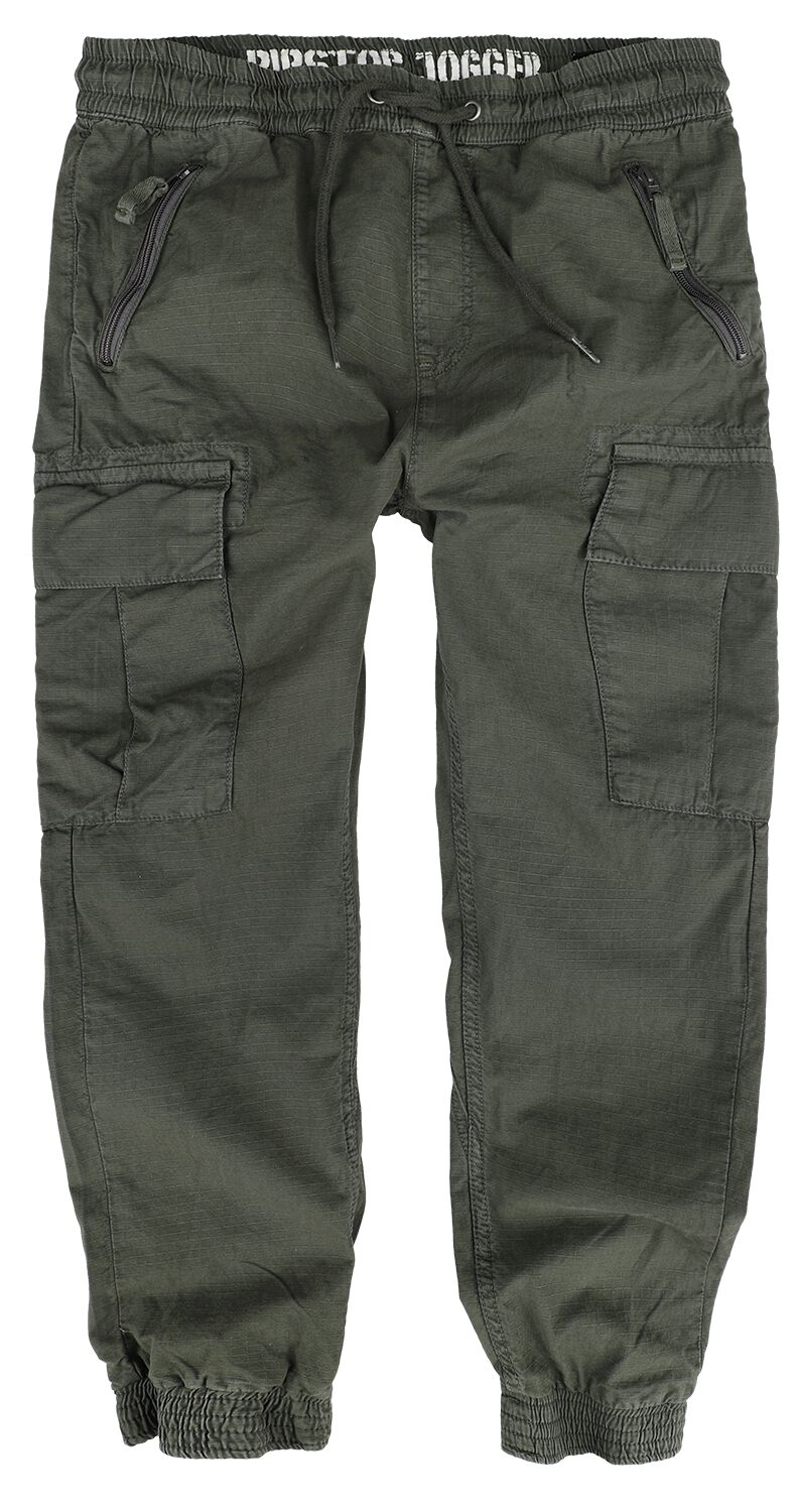 Bas de survêtement  de Alpha Industries - JOGGING RIPSTOP - S à M - pour Homme - noir - alpha industries