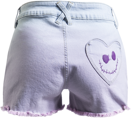 Short Disney de L'Étrange Noël De Monsieur Jack - Heart - 27 - pour Femme - jean - L'Étrange Noël De Monsieur Jack - View 2