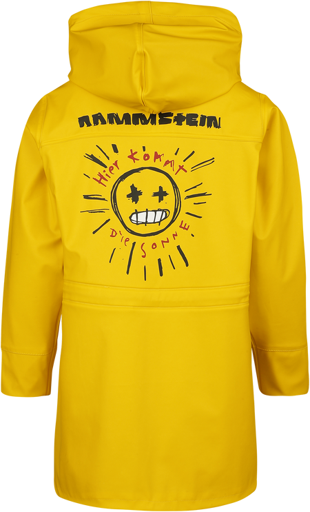 Imperméable  de Rammstein - Der hellste Stern - S à M - pour Unisexe - jaune - Rammstein - View 2