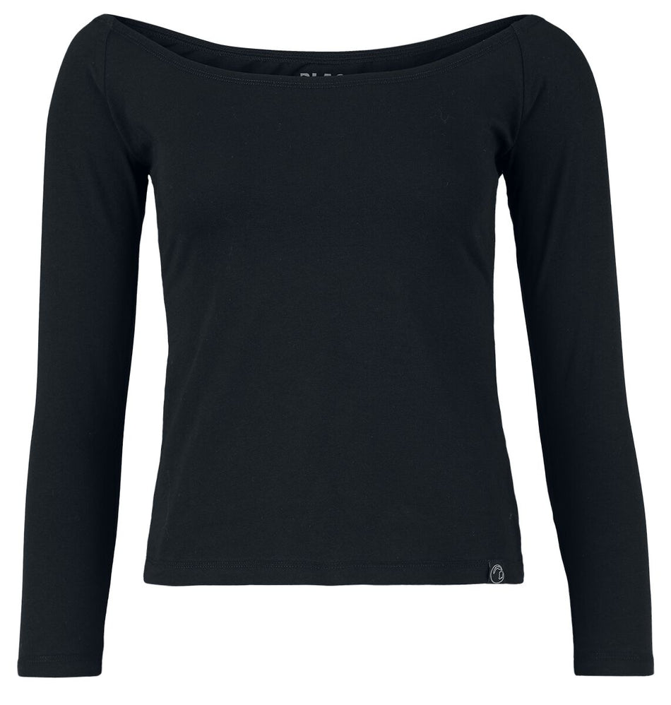 T-shirt manches longues  de Black Premium by EMP - S à XXL - pour Femme - noir - Black Premium by EMP
