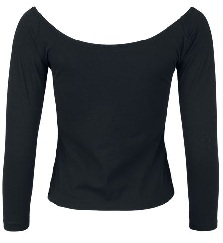 T-shirt manches longues  de Black Premium by EMP - S à XXL - pour Femme - noir - Black Premium by EMP - View 2