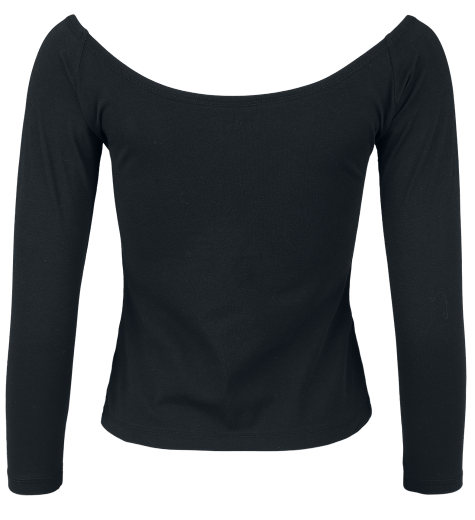 T-shirt manches longues  de Black Premium by EMP - S à XXL - pour Femme - noir - Black Premium by EMP - View 2