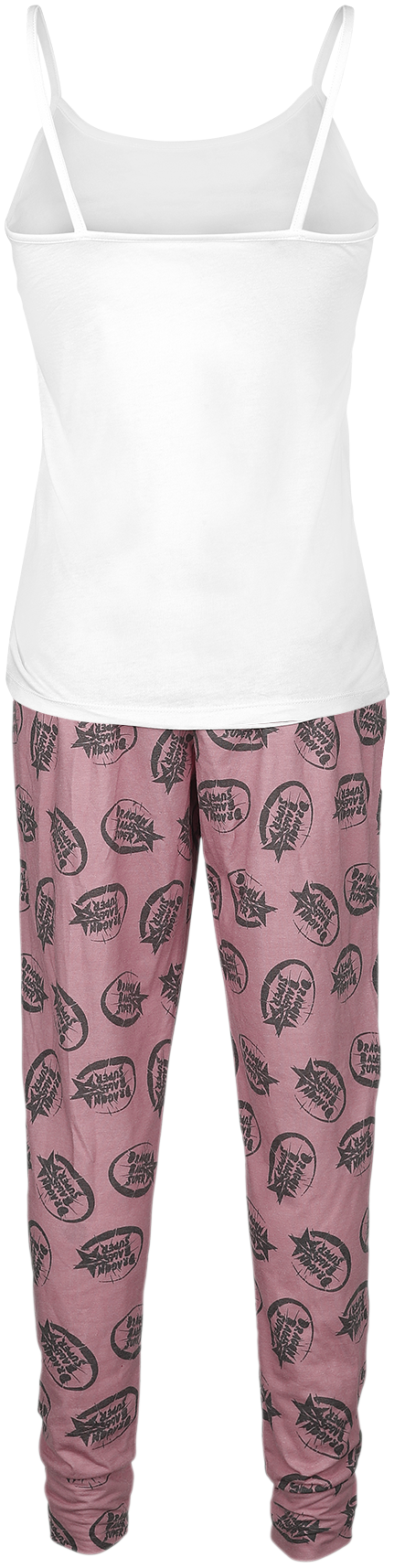 Pyjama Gaming de Dragon Ball - Dragon Ball Super - Android pair - L à 3XL - pour Femme - blanc/rose - Dragon Ball - View 2