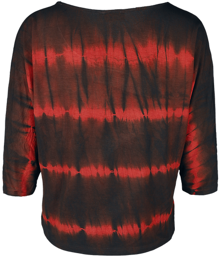 T-shirt manches longues Gothic de Innocent - Haut Solana - XS à 4XL - pour Femme - noir/rouge - innocent - View 2