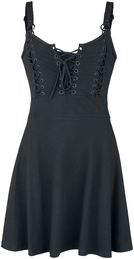 Robe courte Gothic de Poizen Industries - Robe Malice - XS à XXL - pour Femme - noir - Poizen Industries