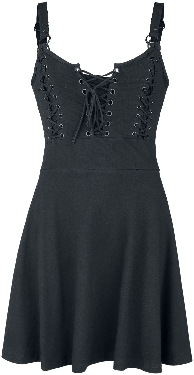 Robe courte Gothic de Poizen Industries - Robe Malice - XS à 4XL - pour Femme - noir - Poizen Industries