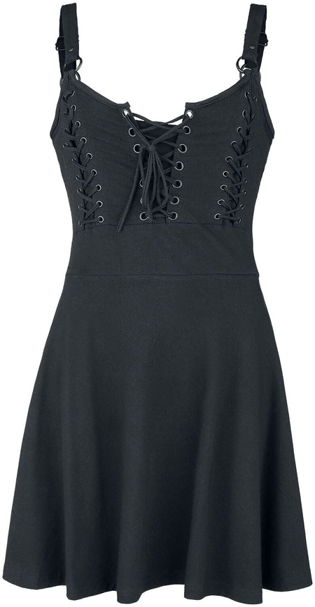 Robe courte Gothic de Poizen Industries - Robe Malice - XS à 4XL - pour Femme - noir - Poizen Industries