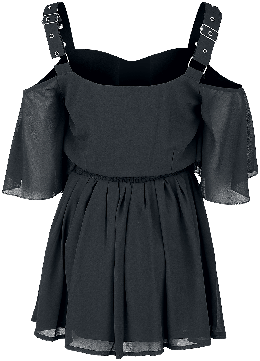 Robe courte Gothic de Poizen Industries - Robe Catastrophe - XS à 4XL - pour Femme - noir - Poizen Industries - View 2