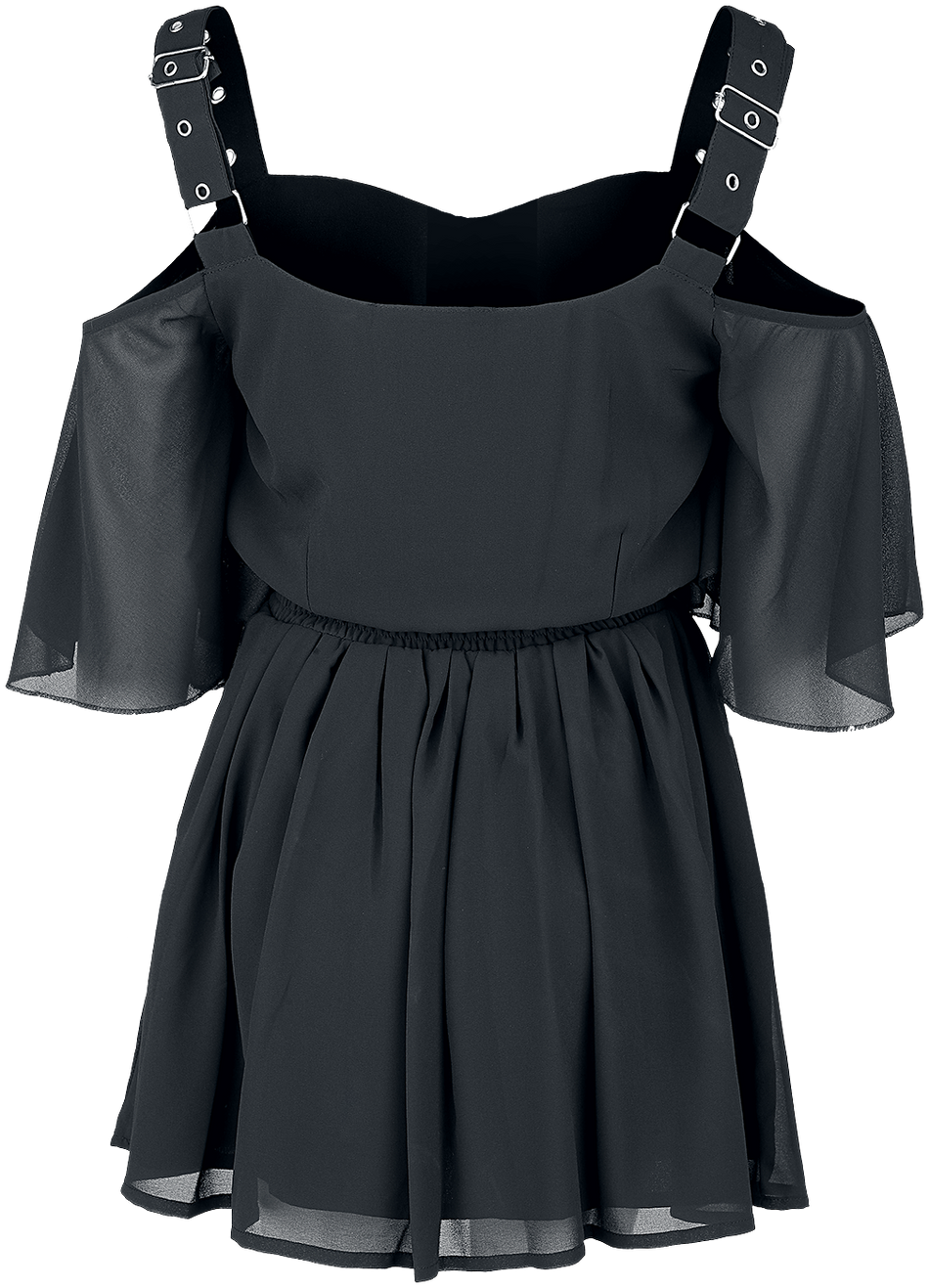 Robe courte Gothic de Poizen Industries - Robe Catastrophe - XS à 4XL - pour Femme - noir - Poizen Industries - View 2