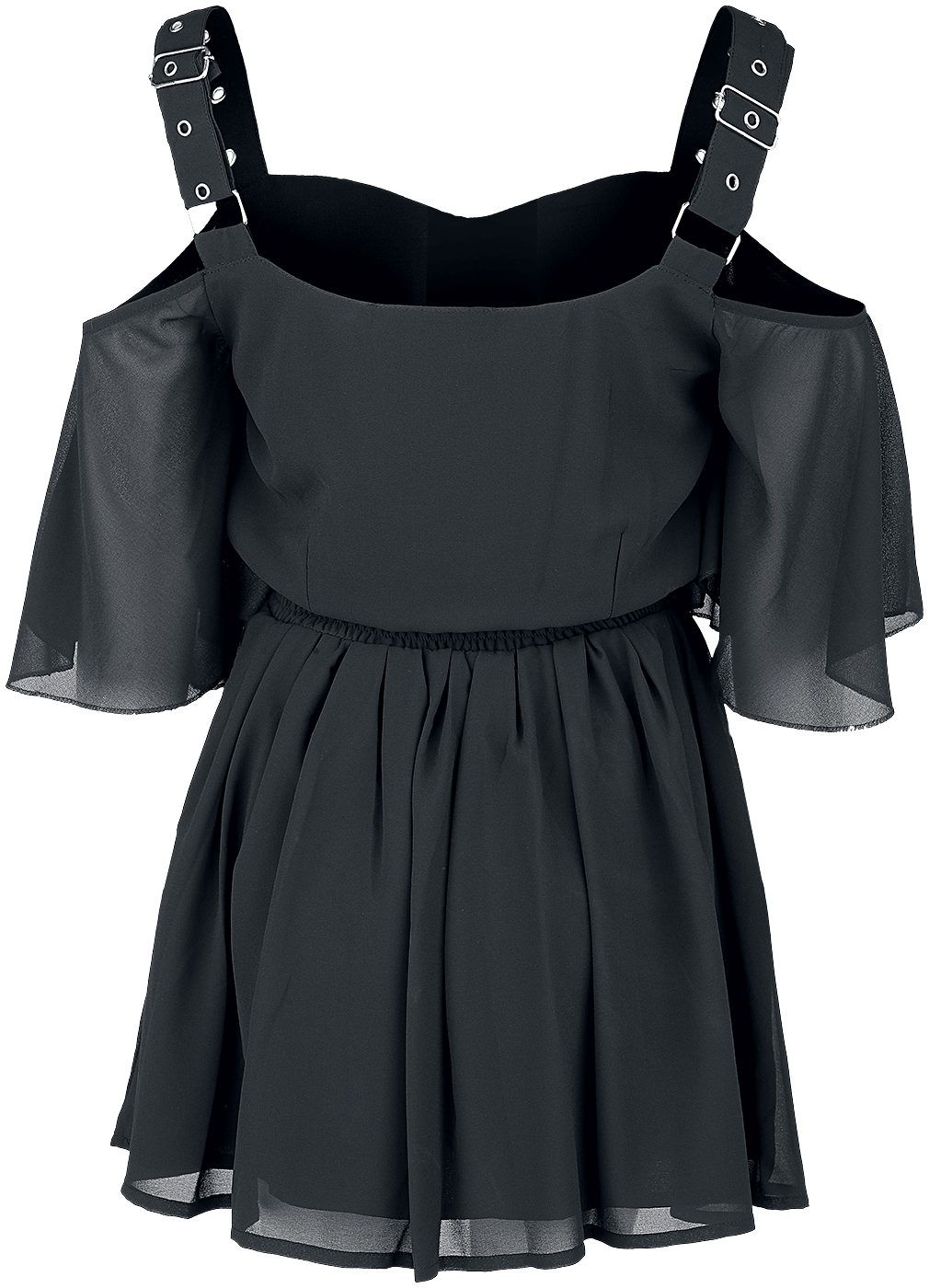 Robe courte Gothic de Poizen Industries - Robe Catastrophe - XS à XXL - pour Femme - noir - Poizen Industries - View 2