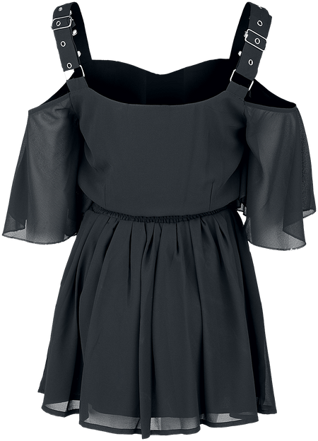 Robe courte Gothic de Poizen Industries - Robe Catastrophe - XS à XXL - pour Femme - noir - Poizen Industries - View 2
