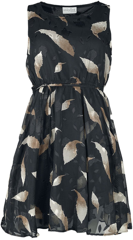 Robe courte Gothic de Innocent - Robe Fallen Leaves - XS à 4XL - pour Femme - multicolore - innocent
