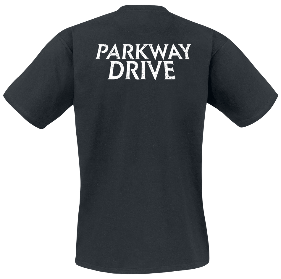 T-Shirt Manches courtes  de Parkway Drive - Smoke Skull - S à XXL - pour Homme - noir - Parkway Drive - View 2
