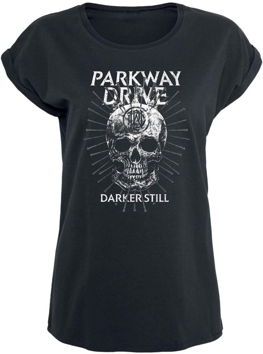 T-Shirt Manches courtes  de Parkway Drive - Smoke Skull - S à XXL - pour Femme - noir - Parkway Drive