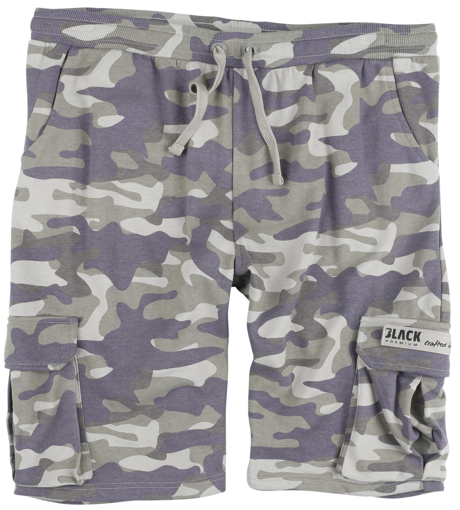 Short  de Black Premium by EMP - Short en sweat Camouflage - S à L - pour Homme - marron - Black Premium by EMP - View 2
