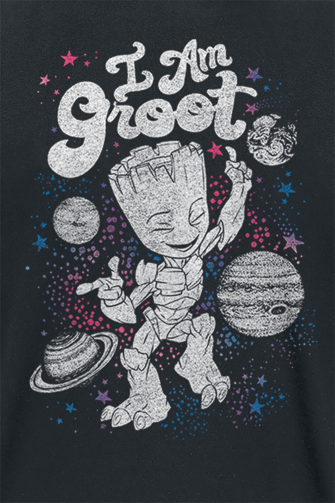 T-shirt Disney de Les Gardiens De La Galaxie - Enfants - Groot Céleste - 104 à 152 - pour filles & garçonse - noir - Les Gardiens De La Galaxie - View 2