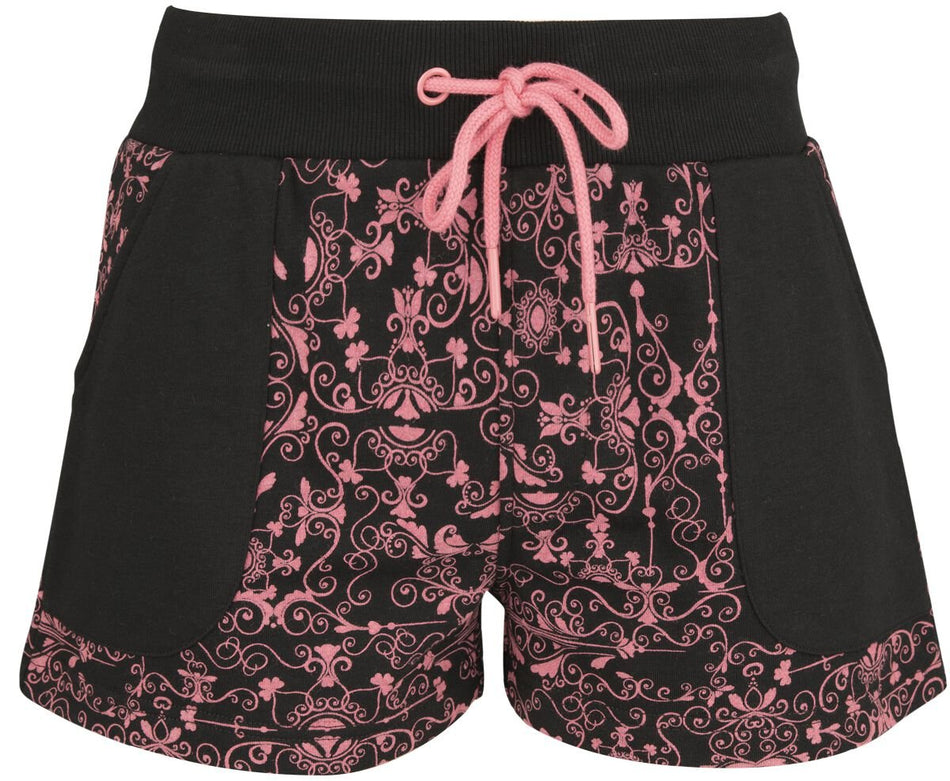 Short  de RED by EMP - Short motifs roses - S à M - pour Femme - noir - RED by EMP