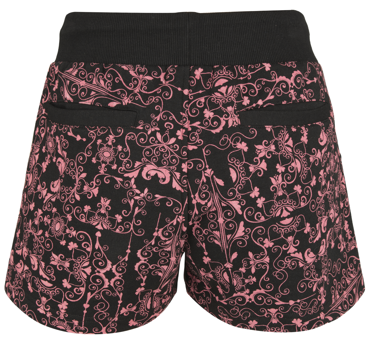 Short  de RED by EMP - Short motifs roses - S à M - pour Femme - noir - RED by EMP - View 2