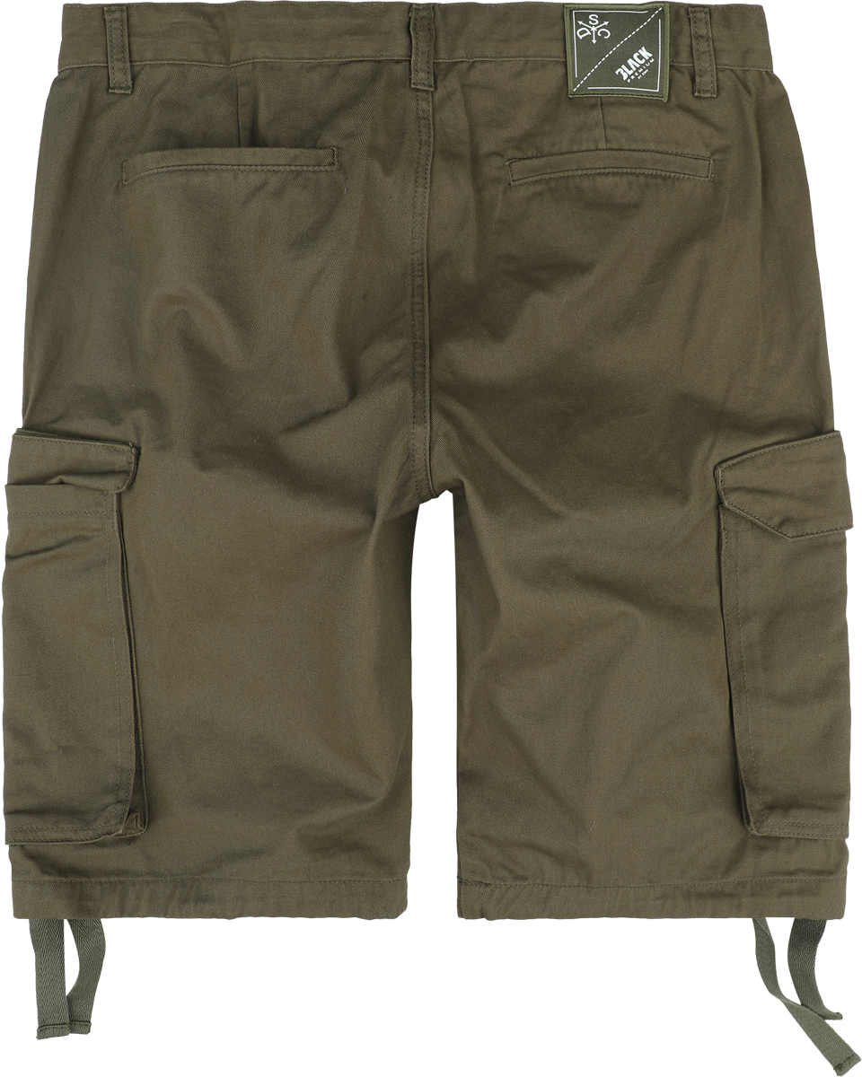 Short  de Black Premium by EMP - EMP Street Crafted Design Collection - Shorts - S à XXL - pour Homme - olive - Black Premium by EMP - View 2