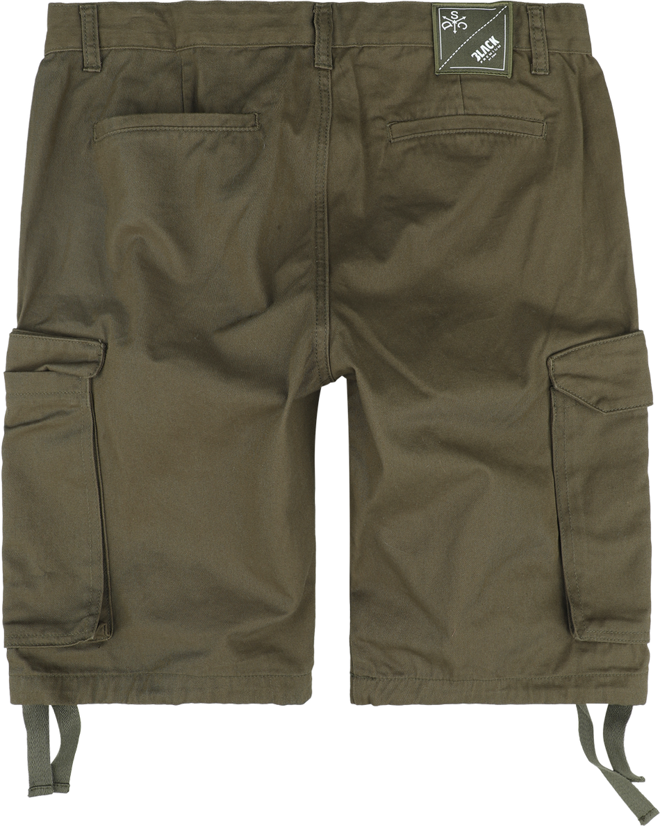 Short  de Black Premium by EMP - EMP Street Crafted Design Collection - Shorts - S à XXL - pour Homme - olive - Black Premium by EMP - View 2