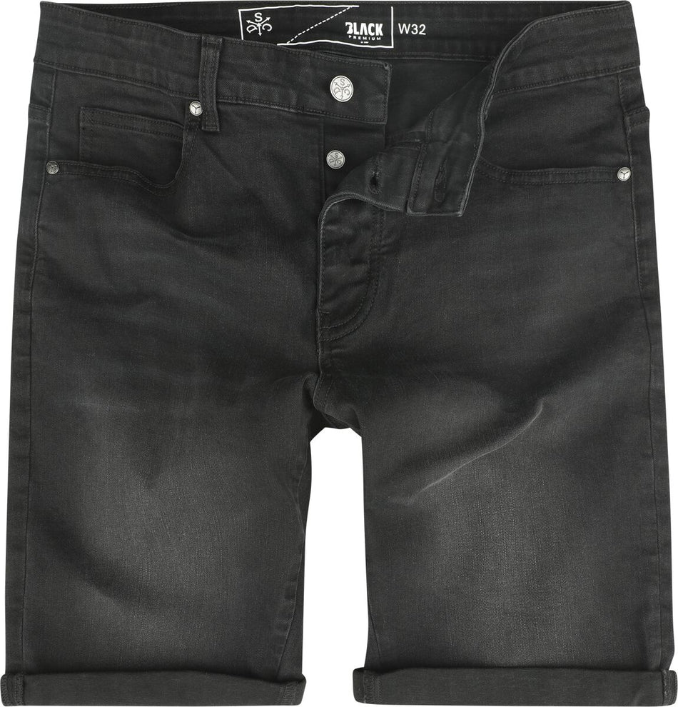 Short  de Black Premium by EMP - EMP Street Crafted Design Collection - Shorts - 29 à 34 - pour Homme - noir - Black Premium by EMP