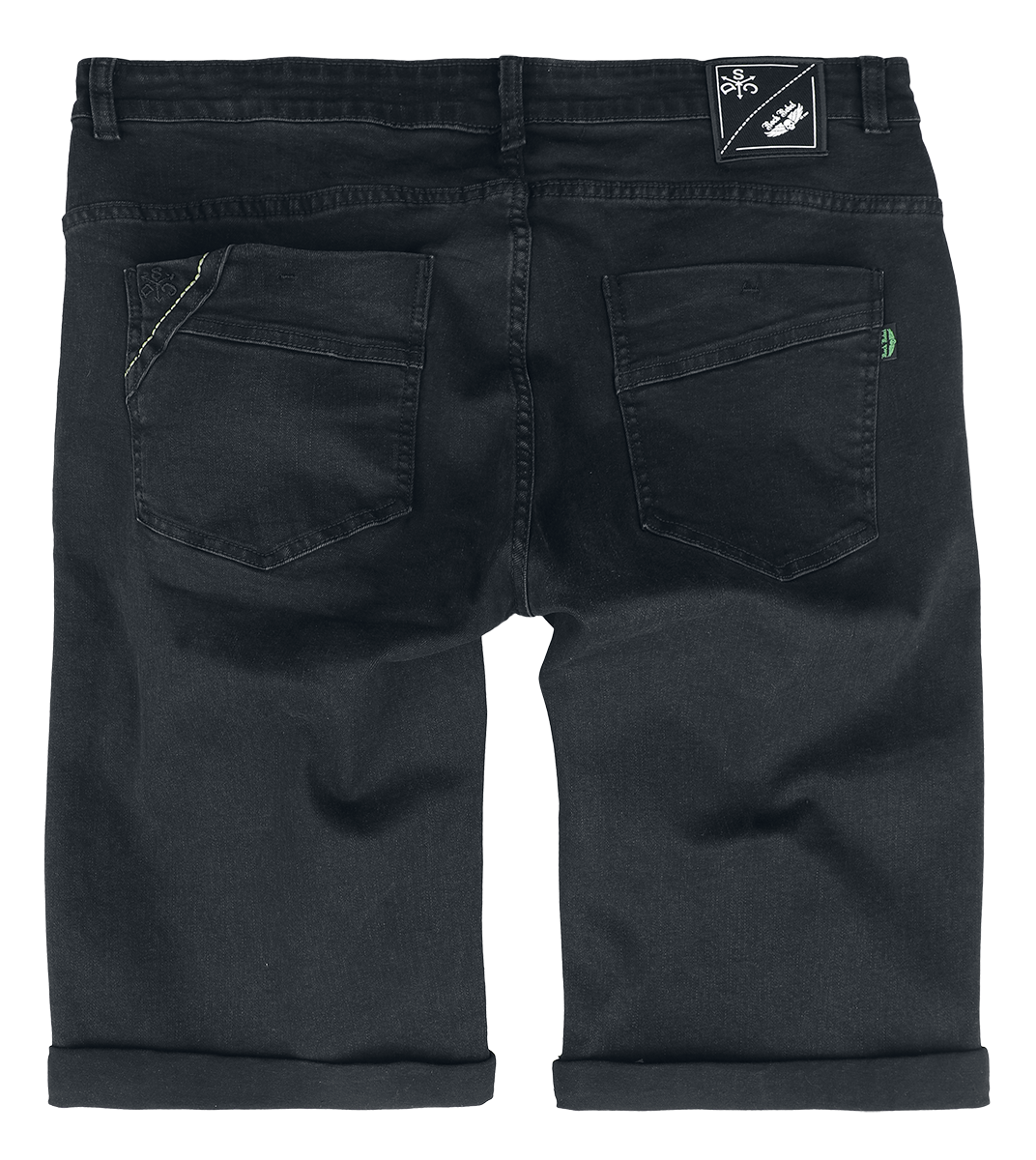Short  de Rock Rebel by EMP - 31 à 33 - pour Homme - noir - Rock Rebel by EMP - View 2