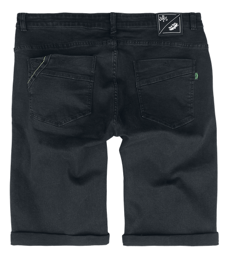 Short  de Rock Rebel by EMP - 31 à 33 - pour Homme - noir - Rock Rebel by EMP - View 2