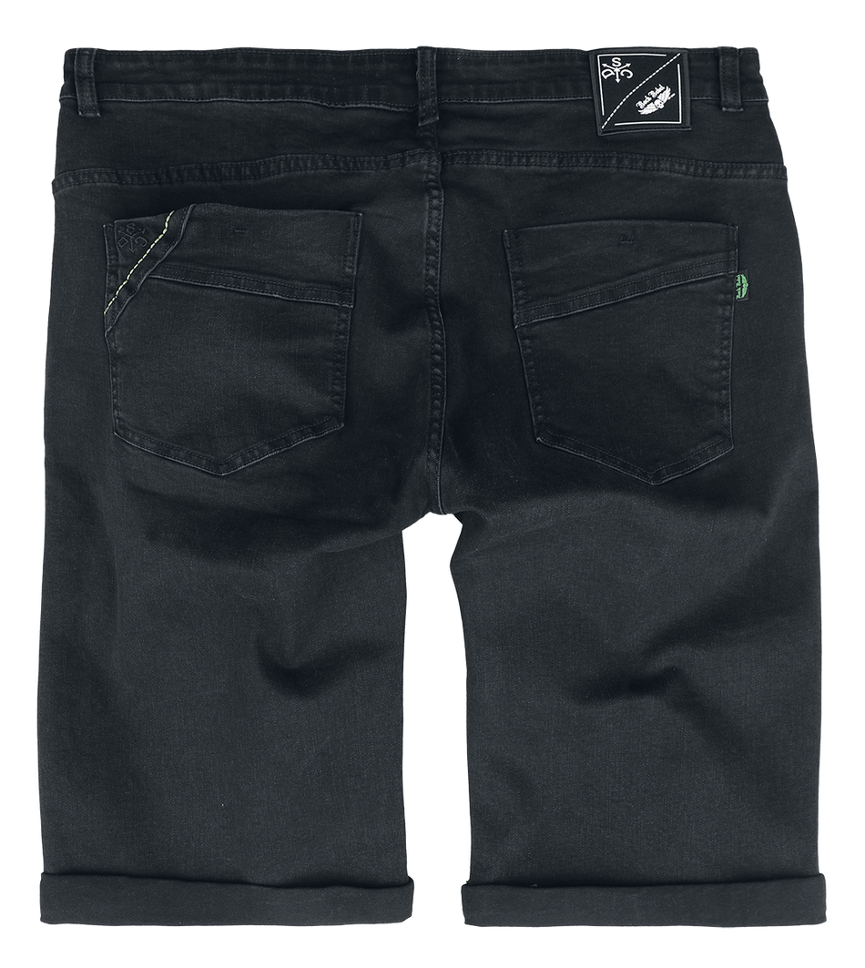 Short  de Rock Rebel by EMP - 31 à 33 - pour Homme - noir - Rock Rebel by EMP - View 2
